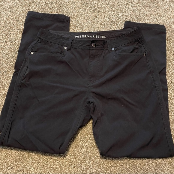 Western Rise Evolution slim performance pants 33 black - Picture 1 of 6